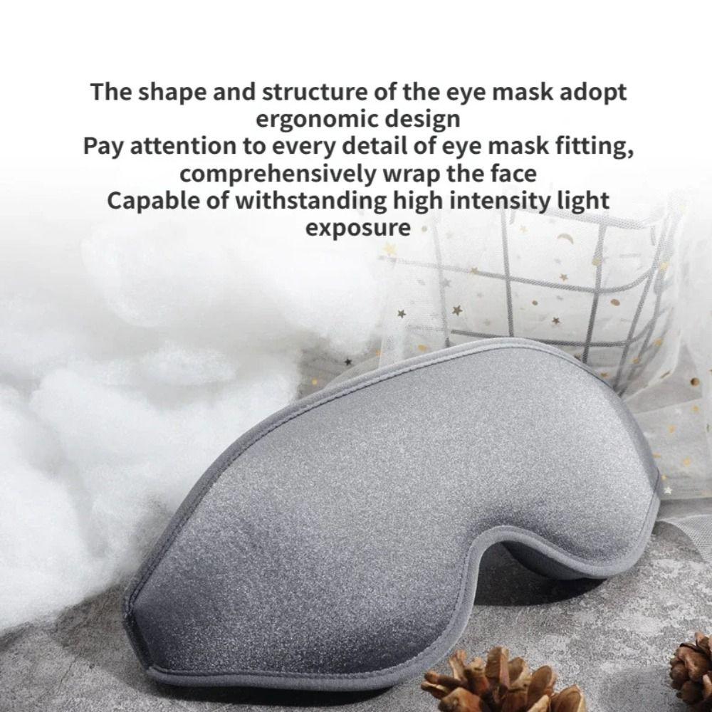 3D Blackout Eye Mask No Pressure Eye Cover Sleeping Aid Blindfold Eyepatch Dormitory Sleeping