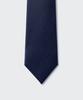MUSINSA STANDARD Silk Narrow Solid Tie [Navy]