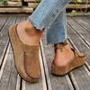 High-top Bocken Shoes, Head-covering Half-slipper, Retro One-piece Shoe, Retro Lazy Slipper