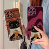Cute Coffee Cat Matte TPU Mobile Phone Case for Honor 90 80 70 60 50 30 20 10 9 8 7 Pro S SE Lite 5G Colorful Printing Cover