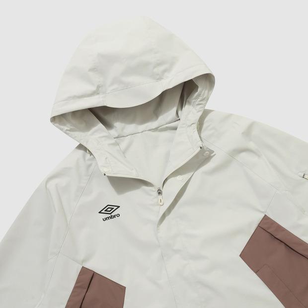 Umbro Brotect Hooded Shell Jacket White (Uq123Sjk11) (B Type)