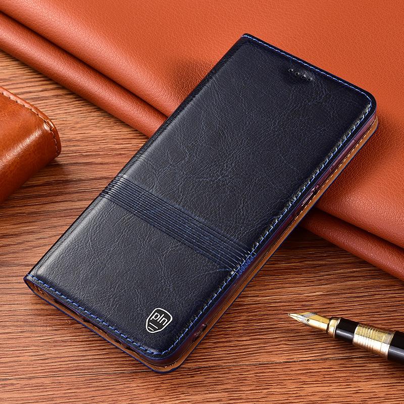 Genuine Leather Flip Wallet Phone Case for Apple IPhone17 16 15 14 13 11 Pro Promax Plus Full Protective Flip Cover