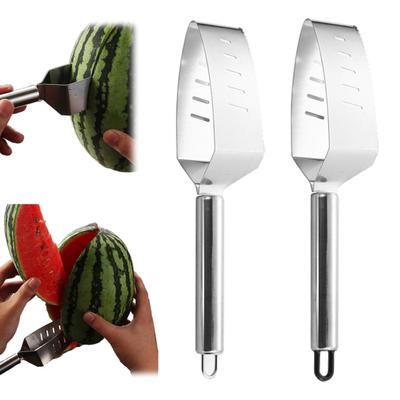 Stainless Steel Watermelon Slicer Easy Watermelon Cutting Tool with Ergonomic Handle Home Kitchen Fruit Slicer for Watermelon Cantaloupe Apples
