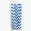 Individually Wrapped Biodegradable Striped Paper Straws
