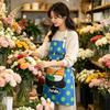 Stylish Cartoon Waterproof Kitchen Apron - Oil-Proof, High-Value, Female Waist Coverall