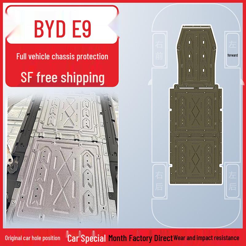 2022 BYD E9 Chassis Guard: New Energy Underplate Protection