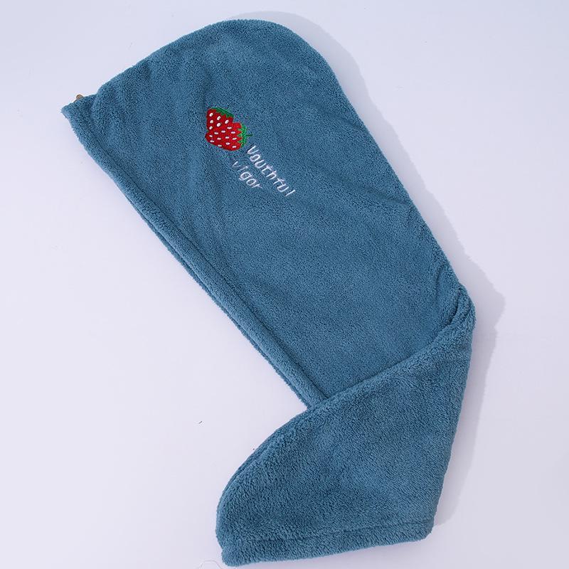 Microfiber Coral Fleece Quick-Dry Hair Wrap Towel