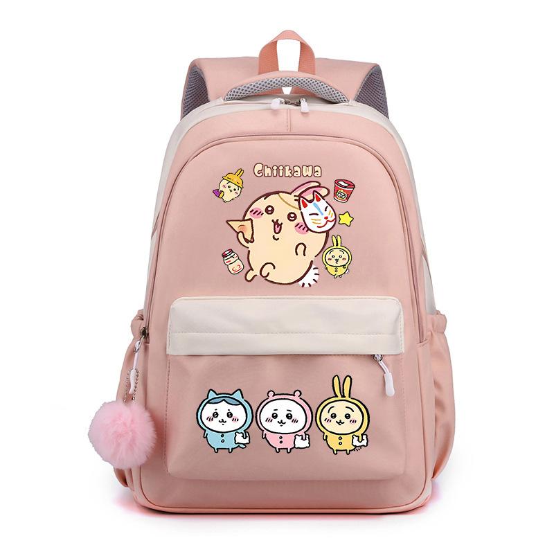Chiikawa Cute Expression Bag Schoolbag Junior High School Student Backpack Men and Women Lightweight New Backpack