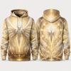 Dark Fantasy Crystal Cave Knight 3D Print Hoodie Unisex Polyester Pullover
