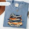 Comfort Colors® Vintage Aviation Tee, Retro Travel Graphic Shirt and kids tshirt, Classic Airplane Streetwear