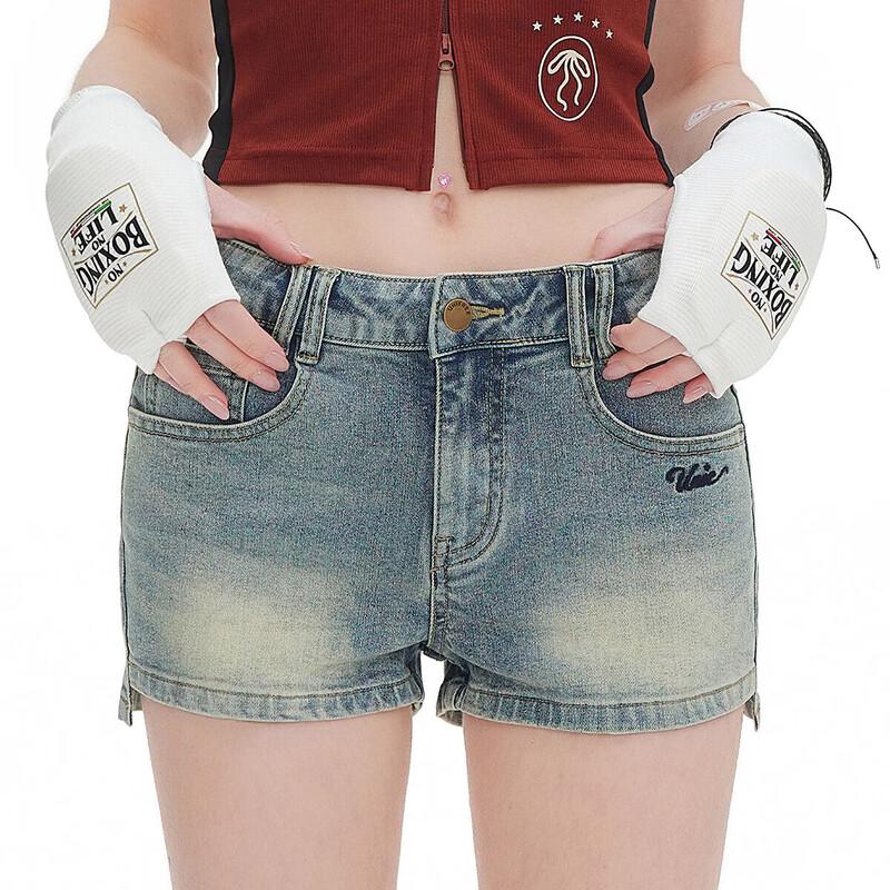 UNIFREE Women s Distressed Denim Hot Shorts XL