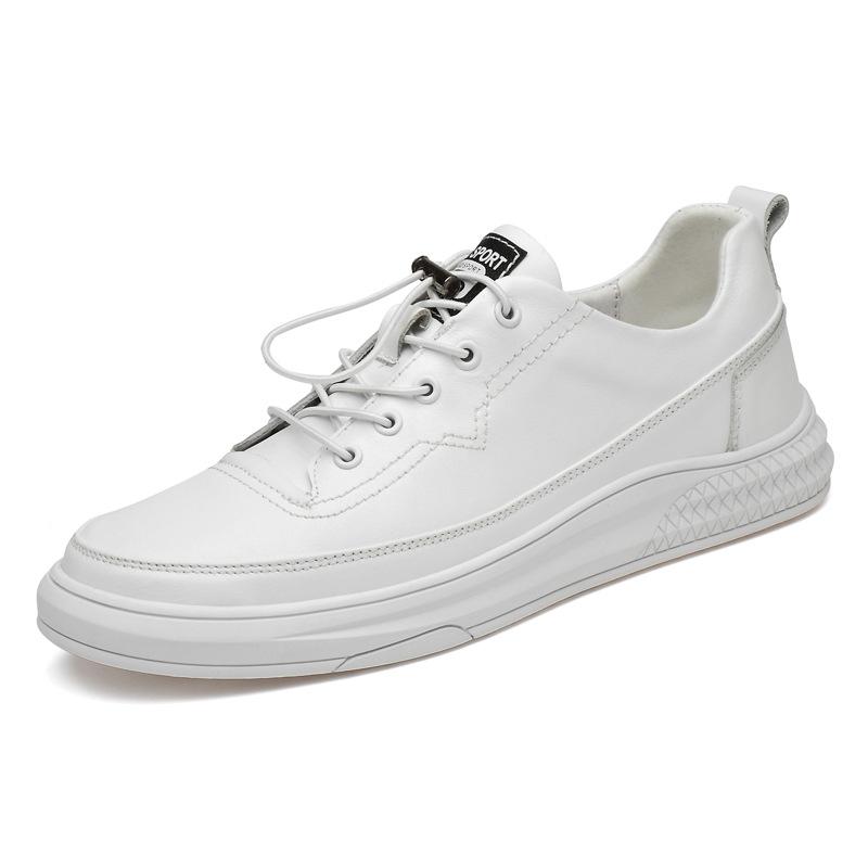 Invisible inner height increase 5cm men's shoes white shoes fashion casual shoes trend board shoes men's outdoor walking small green shoes