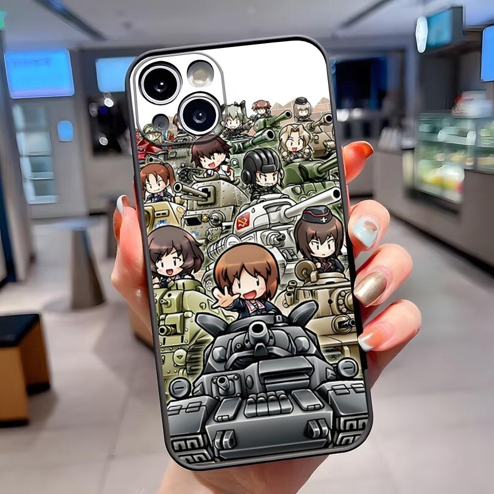 Girls Und Panzer Phone Case Matte Translucent For IPhone 15 Pro 16 Pro Max 13 11 12 14 Xs X Xr 7 8 Plus Se Back Cover