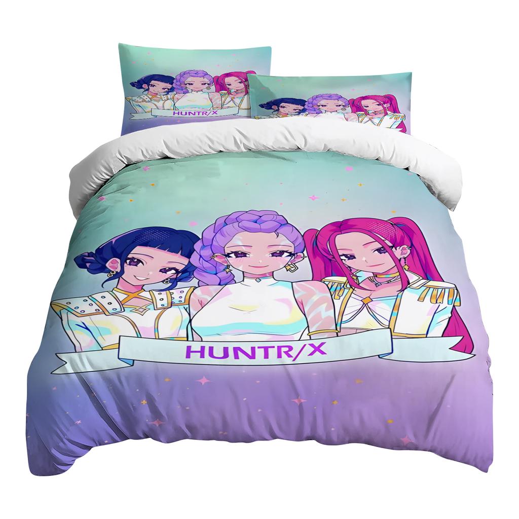 Christmas Decoration Printed Duvet Cover, Ultra Soft Brushed Microfiber Bed Comfort Set