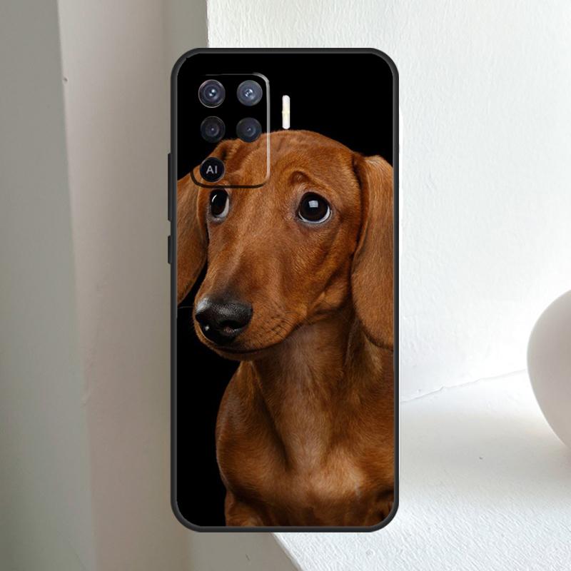 Dackel Hund Für OPPO A80 A60 A40 A5 A6 Pro A15 A17 A57 A16 A76 A96 A18 A38 A58 A78 A98 A54 A74 A94 Hülle