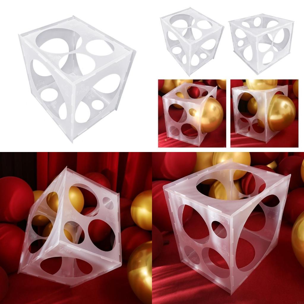 

11 Holes Balloon Sizer Box 2-10Inch Collapsible Balloon Measurement Tool Decors X3UC China Mainland