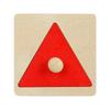 Hot Sale Sensory Tactile Montessori Educational  Geometric Shape Matching  Knob Panel Puzzle Board Pegboard