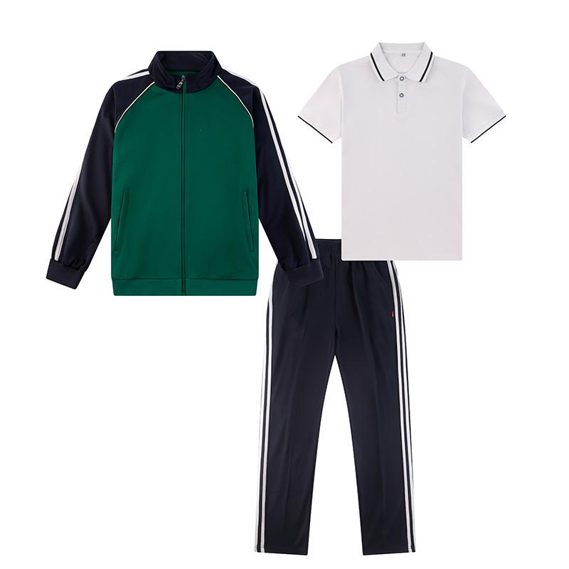 Middle School Academy-Style Three-Piece Sports Uniform