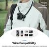 TELESIN Phone Action Camera 2 in 1 Neck Hold Mount for GoPro Insta360 DJI OSMO Action Universal Action Camera Phone Accessories