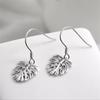 Boucles d'oreilles pendantes en argent sterling 925 avec feuille de bananier, nouvelle collection, tempérament, feuille de bananier, non allergique, E224