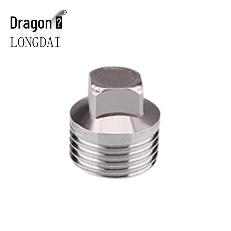 Longdai Stainless Steel 1/2-inch External Thread Plumbing Plug (10-pack)