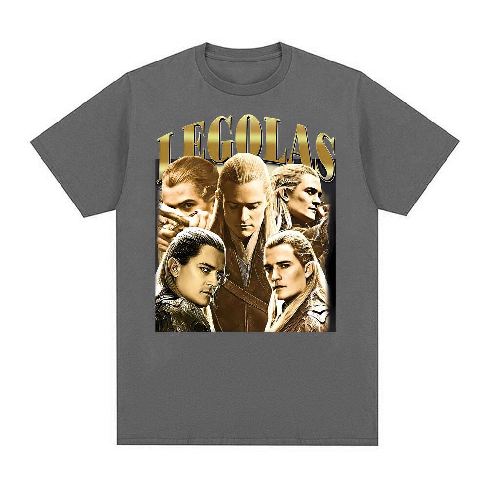 Legolas Vintage Lord of The Rings Elven Archer T Shirts Unisex Women Fashion Hip Hop Streetwear T Shirt Casual Loose Cotton Tshirt