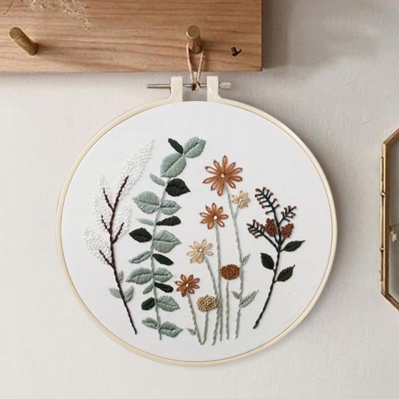 

Набір для вишивання для початківців Вишивка хрестиком Зроби сам Вишивка з нанесеним малюнком з квітковим візерунком Вишивка s302