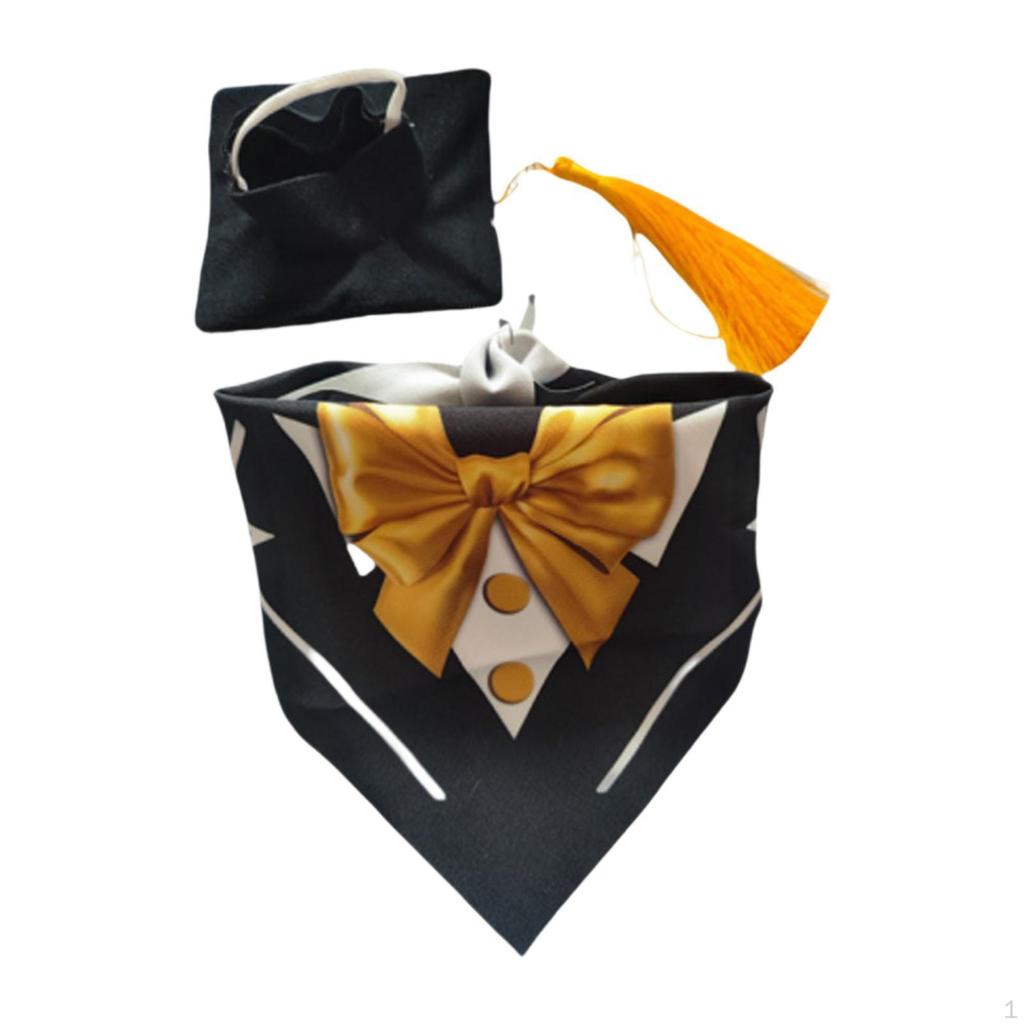 2-teiliges Gänse-Outfit-Set Hut und Lätzchen Gartenstatue Kostüm Kleidung für Geburtstagsfeier