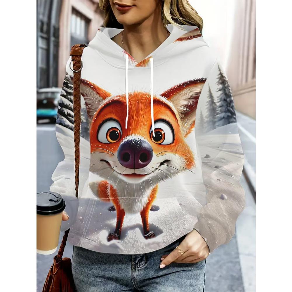 Jarní Evropský Americký Styl Mikina Vintage Zvířecí Králík Vzor 3D Tisk Mikina Dámská Ležérní Streetwear Mikina Pánské Oblečení Top