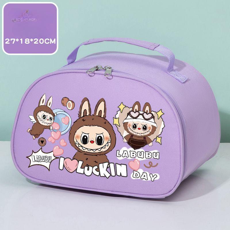 

Милая сумка для бенто, Студенческая термосумка, Портативная сумка-холодильник большой вместимости с алюминиевой фольгой для ланч-бокса 3