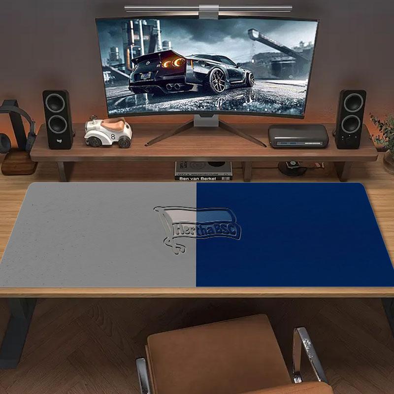 Hertha BSC Large Size Mouse Pad Large Gaming Table Cushion Non-slip Laptop Tablet Big Mousepad XXL Mat Mini PC Playmat With Lock edge