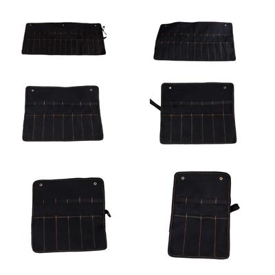 Étui de transport pour ciseaux Organisateur Pochette à clés en toile Pour cutter Marteau Ciseaux Poche à outils de charpentier Support enroulable
