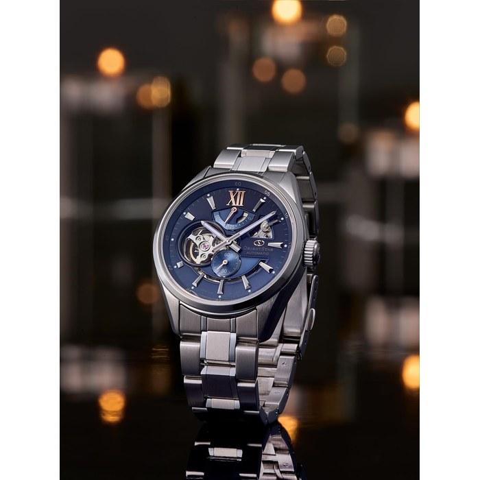 [Orient Star] Automatic Watch Modern Skeleton RK-AV0132L Men's Blue Gray Gradient