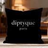 Fashion D-DDiptyque Cushion Cover Soft Washable Pillow Case Multi-Scene for Couch Bed Travel Office Use
