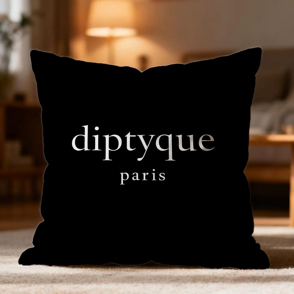 Fashion D-DDiptyque Cushion Cover Soft Washable Pillow Case Multi-Scene for Couch Bed Travel Office Use