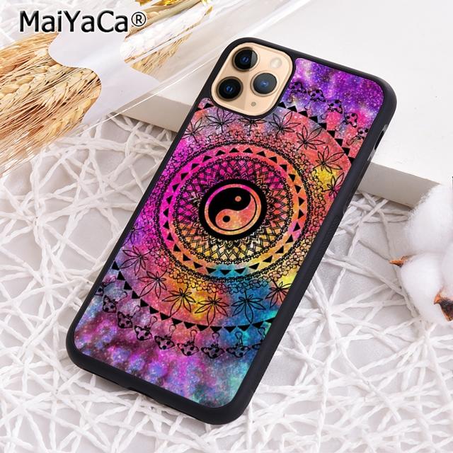 Neon Psychedelic Trippy Buddha Art Phone Case For iPhone 17 Air 16 Pro Max 15 14 Plus 12 13 Shell Cover Coque