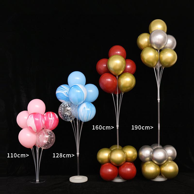 1Pc LED Balloons Column Stand with 7 Tubes Wedding Party Balloon Support Rack 1Pc LED Balloons Column Stand with 7 Tubes Wedding Party Balloon Support Rack
