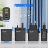 PD40W Mobile Charger: QC3.0 Fast Charging, 2U+2C Multi-Port, EU/UK Standards