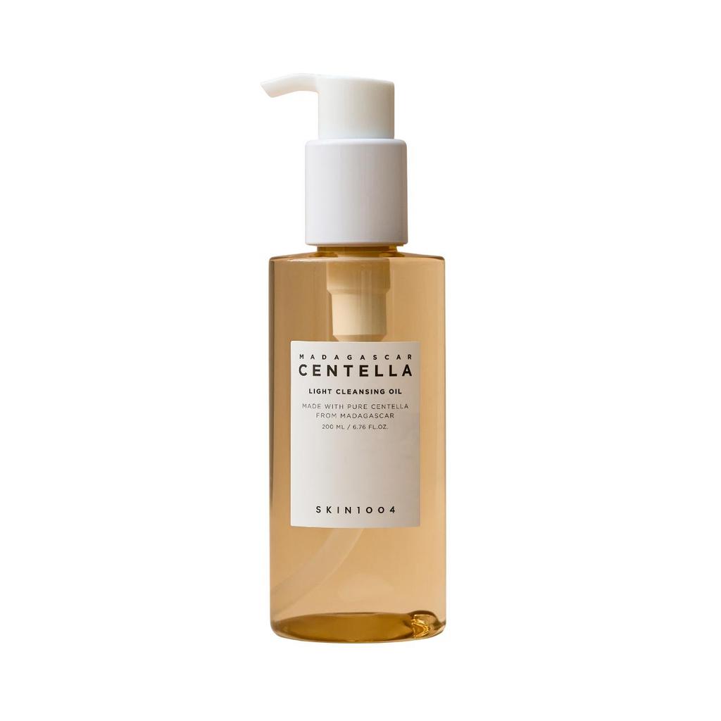 Skin1004 Madagascar Centella Light Cleansing Oil – Vegan, Lightweight Makeup Remover & Pore Purifying Formula with Centella Asiatica Extract, Korean