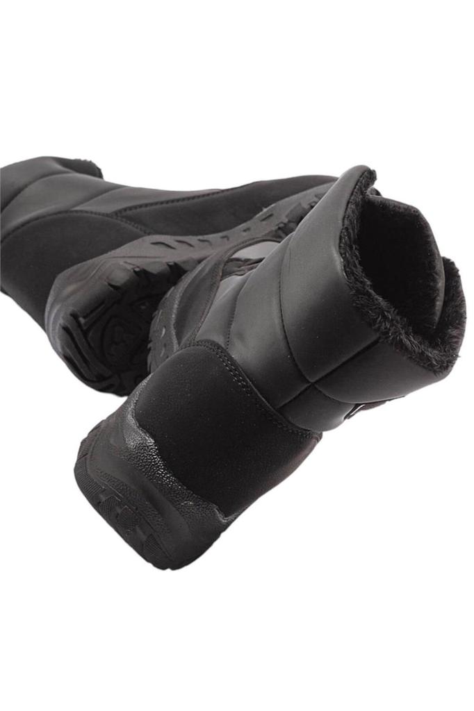 Women Modern Stylish Fashion Boots Boots Cold Proof Fur Inside Sports Snow Boots Black Black