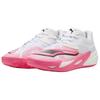 Puma All Pro Nitro 2 Comfortable Fit Shock Absorption Non-Slip Breathable Low-Top Basketball Shoes Men sneakers White Black Pink 312839-03
