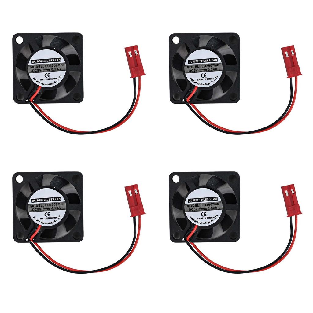 Quiet Cooling Fan for Raspberry Pi with 30000 Hours Lifespan and 5V Power