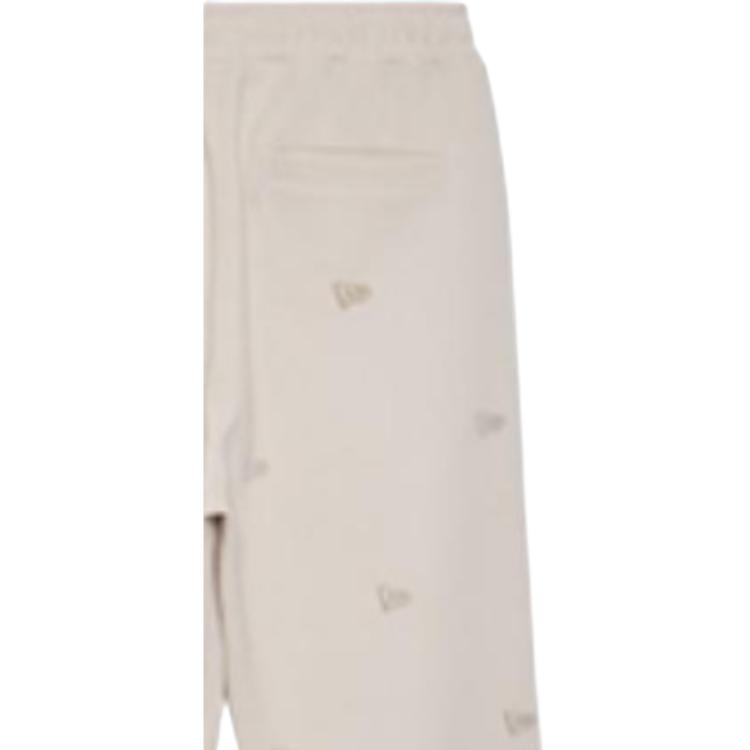 New Era FW24 Flag Encounter All Over Print Logo Pattern Embroidered Cuffed Drawstring Knit Joggers Unisex Joggers Off-White 14385163