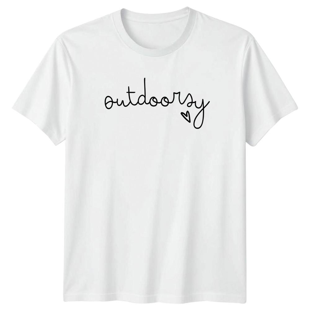 Outdoorsy TShirt Nature Lover Outdoor Activities Birthday Gift For Him And Her S