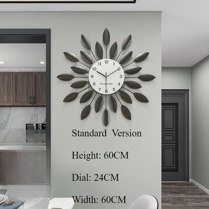 

Luxury Hang Clocks Large Wall Clock Living Room Silent Quartz Decoration Watch Household Art Mechanical Watches Accessories