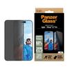 Protection d'Écran Pour iPhone 16 Pro UWF Avec Filtre De Confidentialité Panzer Glass Noir Transparent