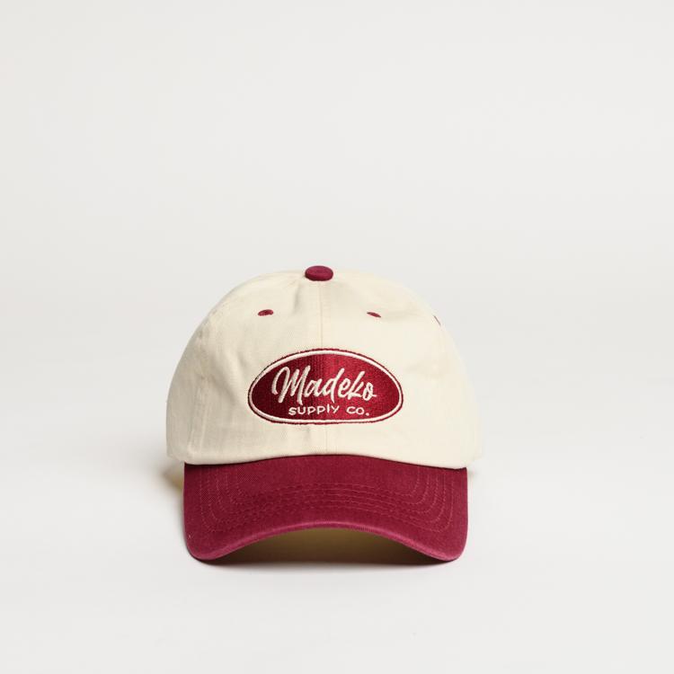 Madeko Two Tone Supply Co Ball Cap_Red