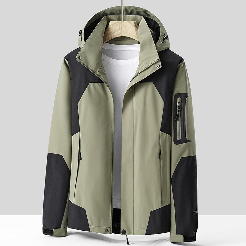 Outdoor Thin Windproof Waterproof Jacket Men's Spring and Autumn Single-layer Couple Mountaineering Jacket Women's Loose Jacket
