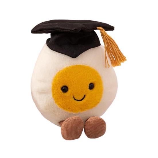 

Мягкая игрушка «Вареное яйцо» 5,5 дюймов Счастливое вареное плюшевое пушистое яйцо Plushie