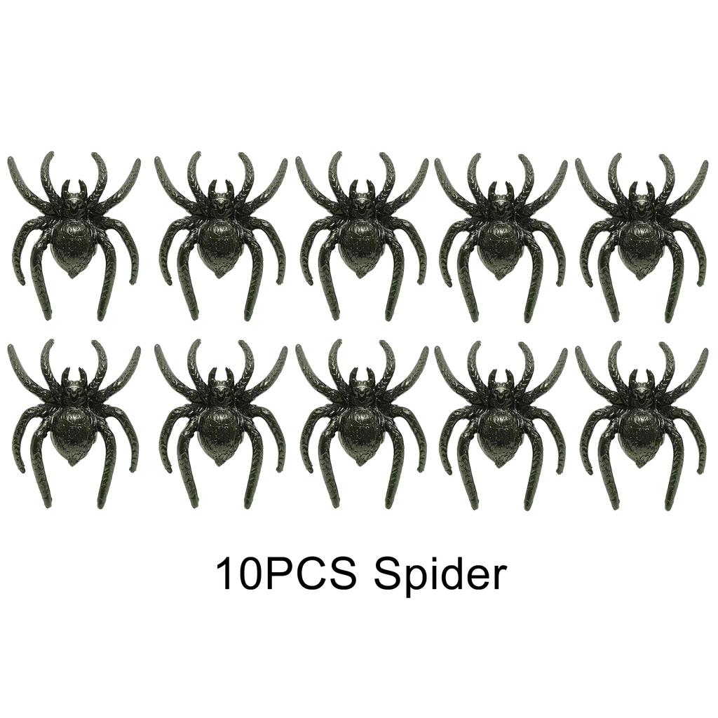 10PCS/Set Halloween Style Insect Simulated Cockroach Spider Centipede Scorpion Bugs DIY Carnival Pranks Scary Souvenirs Gift ZYF